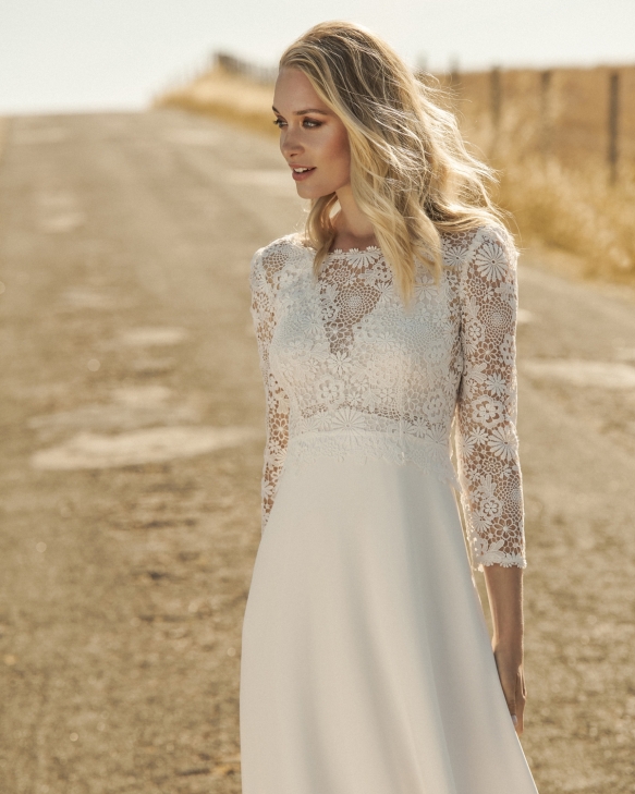 Boho Wedding Dress Cornwall1